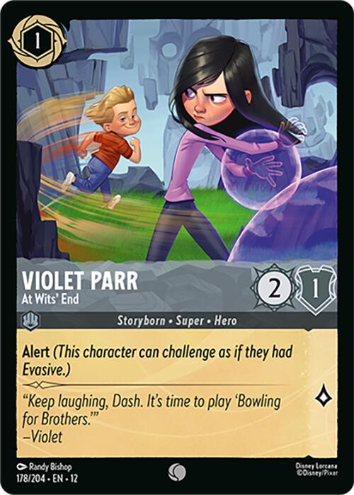 Violet Parr - At Wits' End – Wilds Unknown (Disney Lorcana)