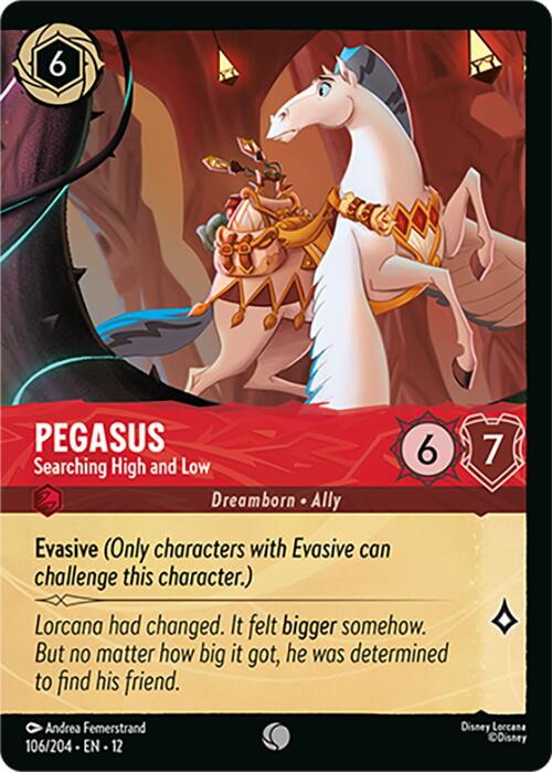 Pegasus - Searching High and Low (Foil) – Wilds Unknown (Disney Lorcana)
