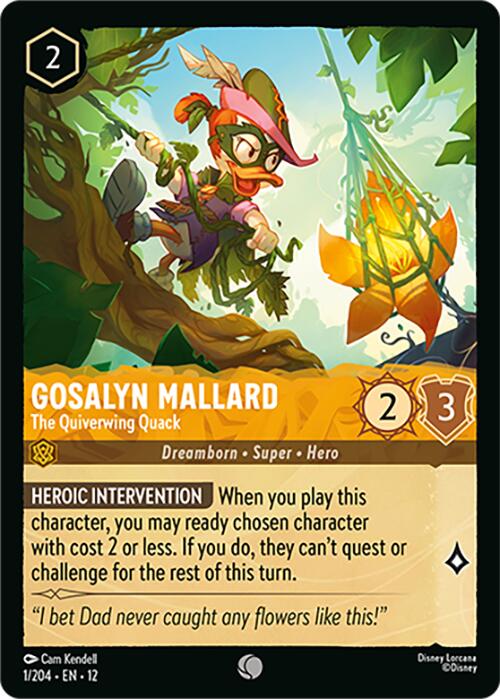Gosalyn Mallard - The Quiverwing Quack – Wilds Unknown (Disney Lorcana)
