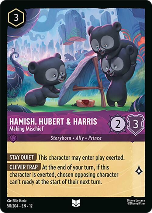 Hamish, Hubert & Harris - Making Mischief – Wilds Unknown (Disney Lorcana)