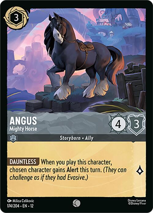 Angus - Mighty Horse – Wilds Unknown (Disney Lorcana)