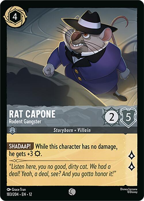 Rat Capone - Rodent Gangster – Wilds Unknown (Disney Lorcana)