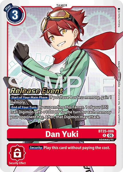 Dan Yuki – Dual Revolution Release Event Cards (Digimon Card Game)