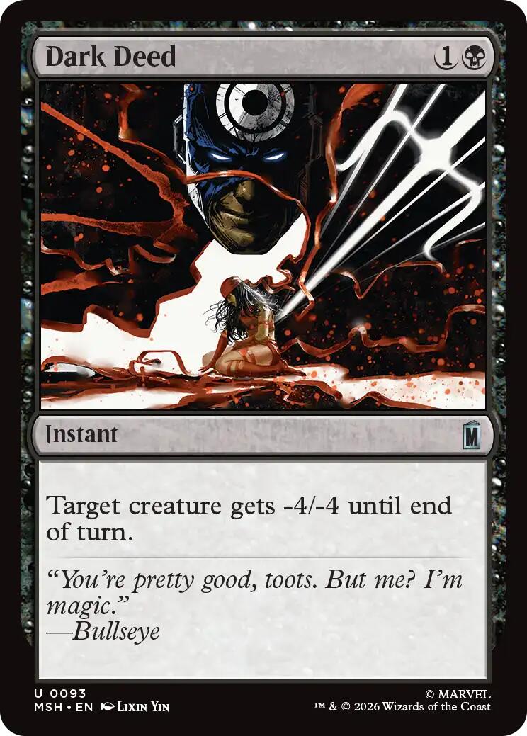 Dark Deed – Marvel Super Heroes (Magic: The Gathering)