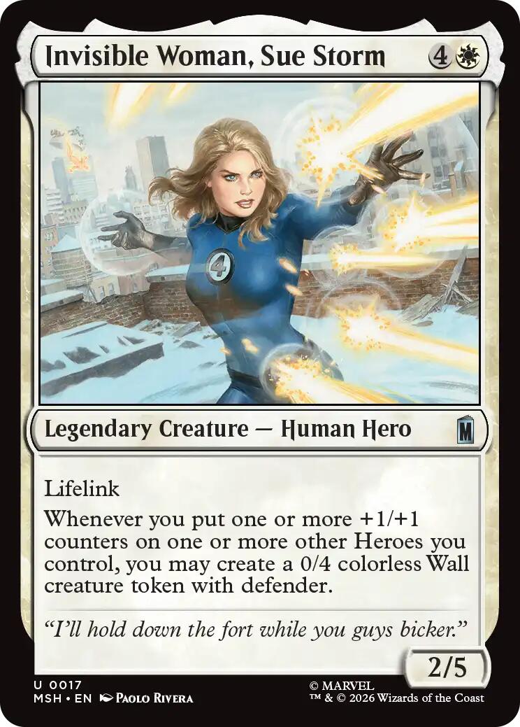 Invisible Woman, Sue Storm – Marvel Super Heroes (Magic: The Gathering)