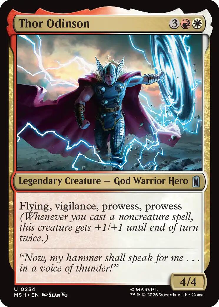 Thor Odinson – Marvel Super Heroes (Magic: The Gathering)