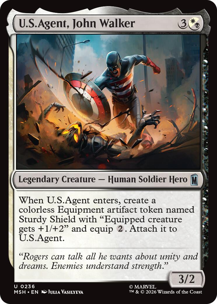 U.S.Agent, John Walker – Marvel Super Heroes (Magic: The Gathering)