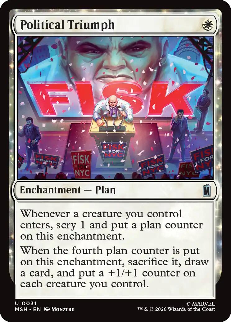 Political Triumph – Marvel Super Heroes (Magic: The Gathering)