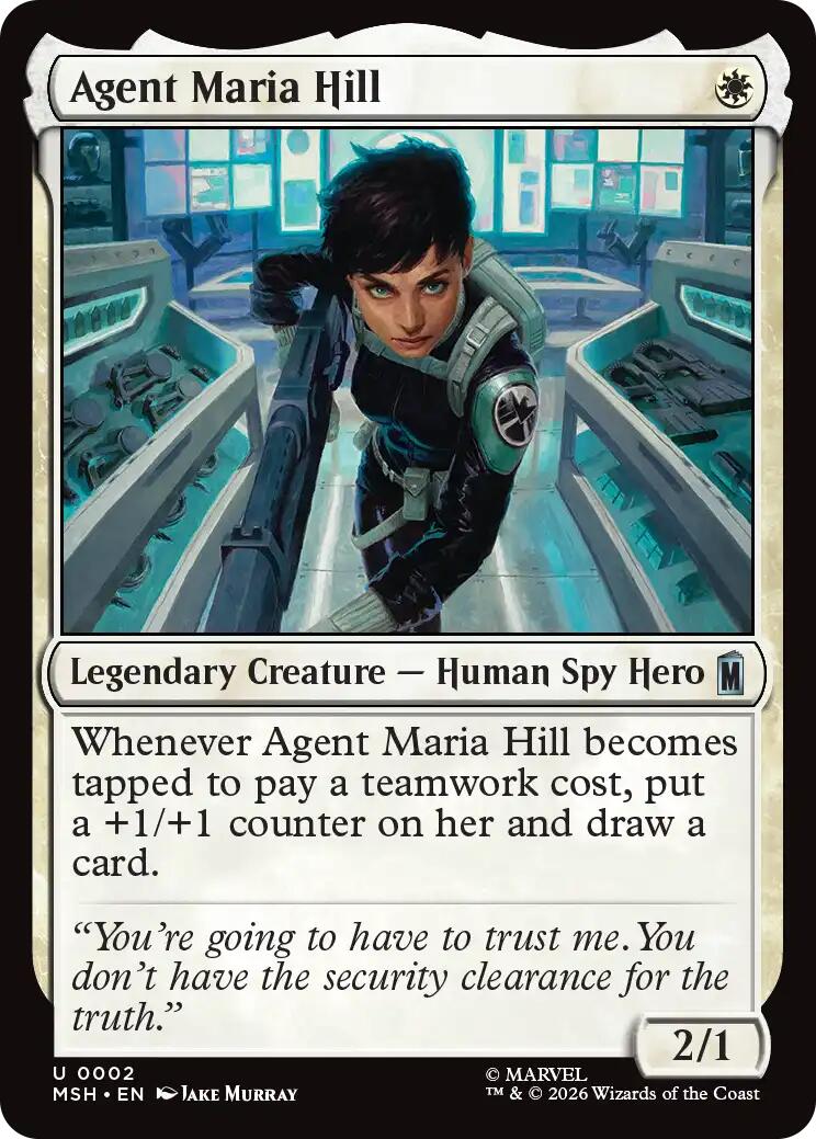 Agent Maria Hill – Marvel Super Heroes (Magic: The Gathering)