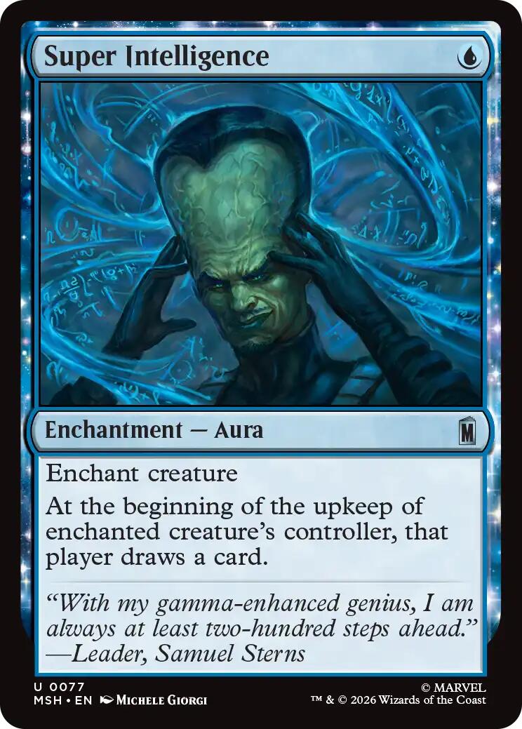 Super Intelligence – Marvel Super Heroes (Magic: The Gathering)
