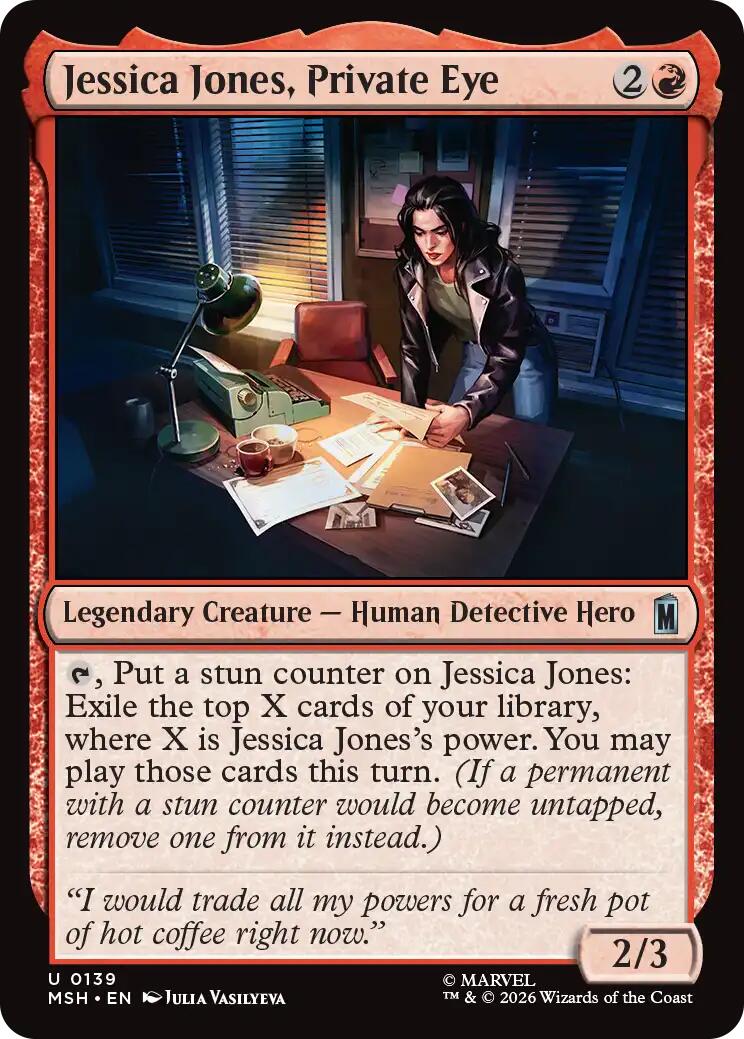 Jessica Jones, Private Eye – Marvel Super Heroes (Magic: The Gathering)