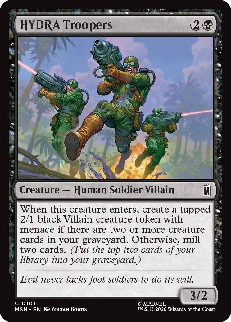HYDRA Troopers – Marvel Super Heroes (Magic: The Gathering)