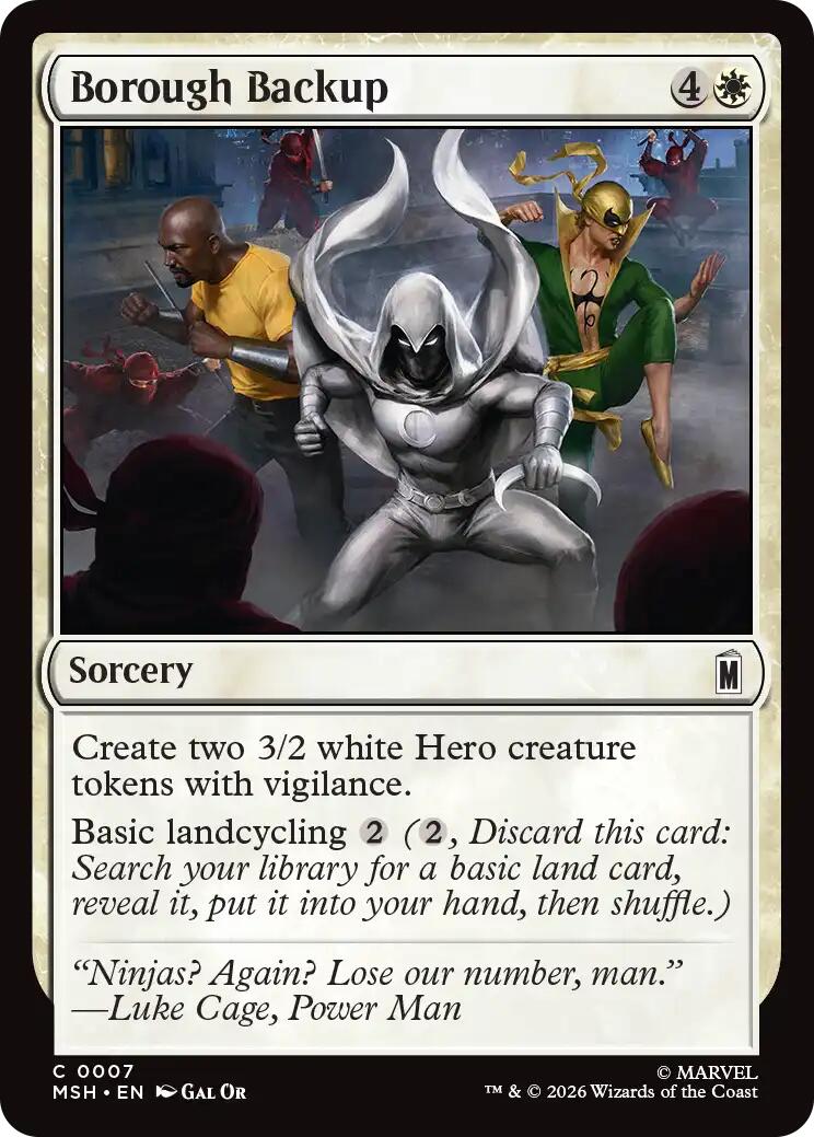 Borough Backup – Marvel Super Heroes (Magic: The Gathering)