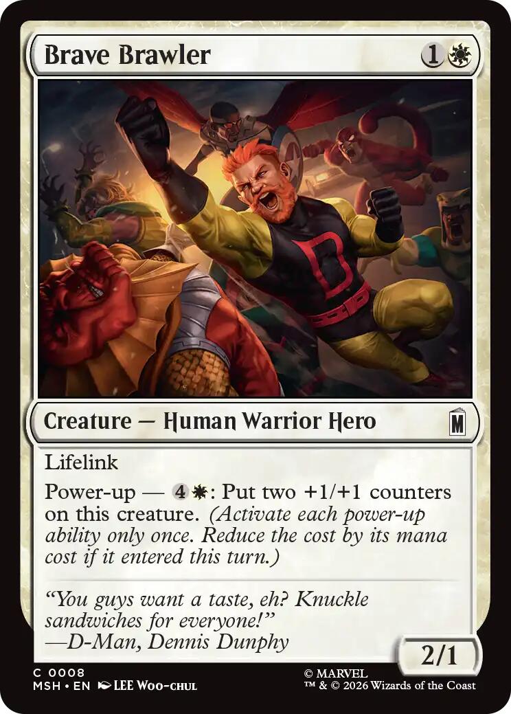 Brave Brawler – Marvel Super Heroes (Magic: The Gathering)