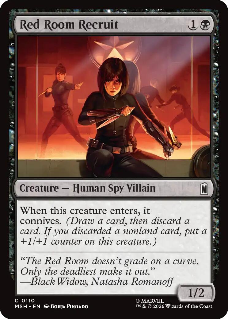 Red Room Recruit – Marvel Super Heroes (Magic: The Gathering)