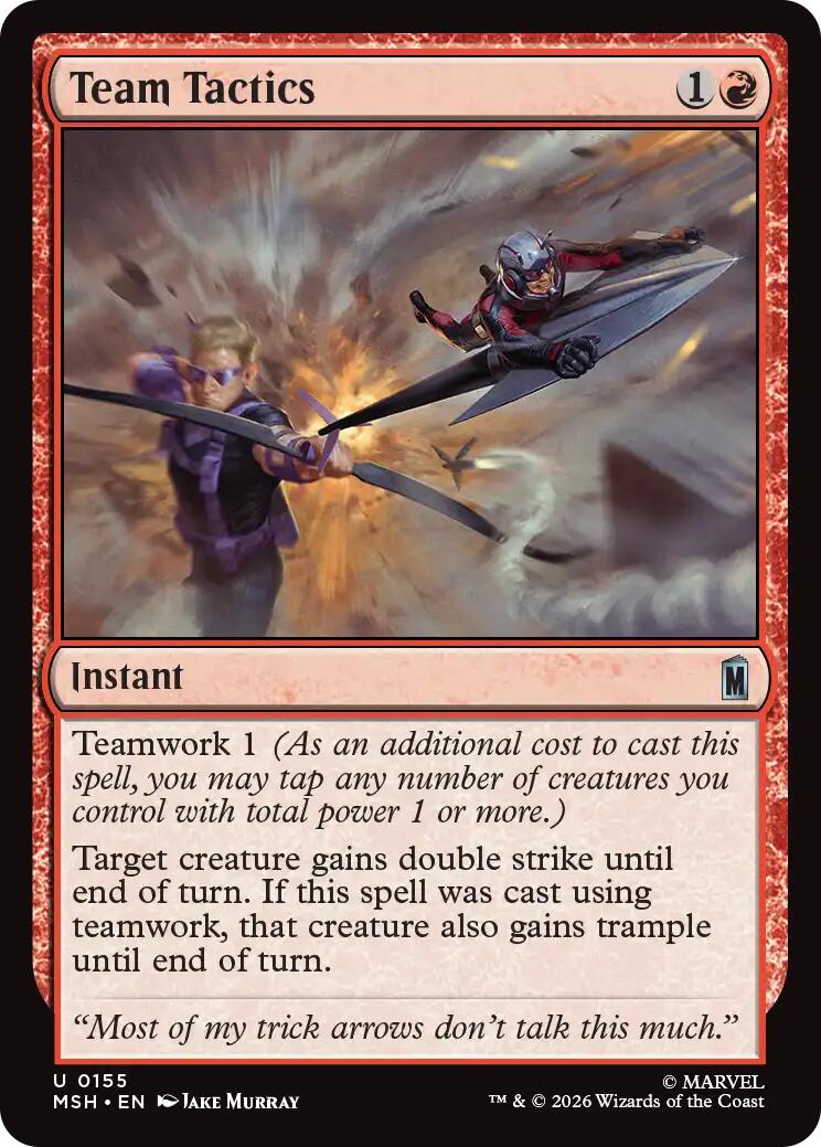 Team Tactics – Marvel Super Heroes (Magic: The Gathering)