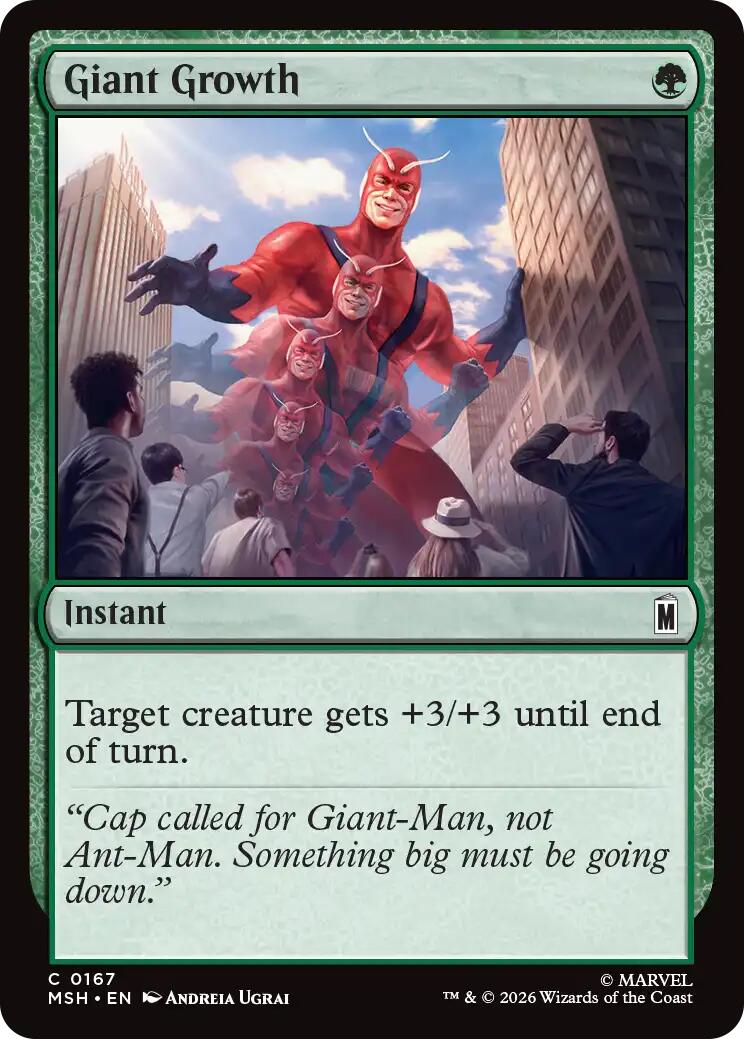 Giant Growth – Marvel Super Heroes (Magic: The Gathering)