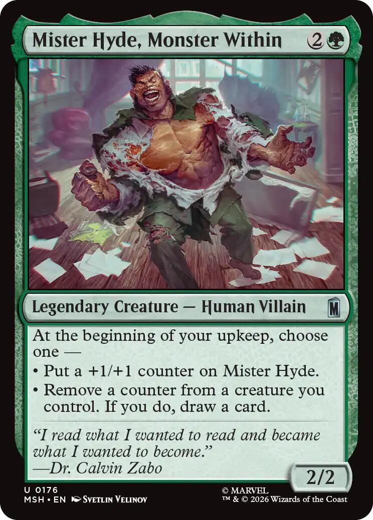 Mister Hyde, Monster Within – Marvel Super Heroes (Magic: The Gathering)