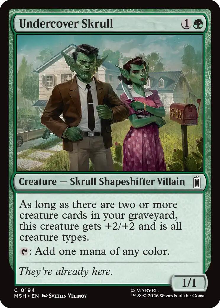 Undercover Skrull – Marvel Super Heroes (Magic: The Gathering)
