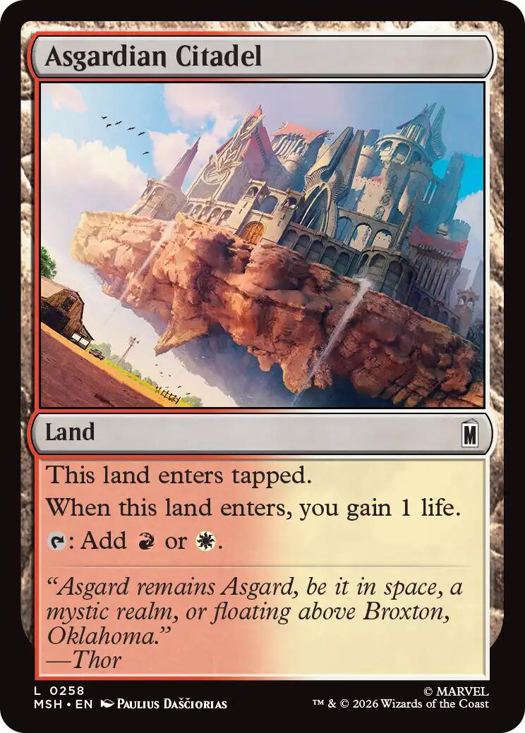 Asgardian Citadel – Marvel Super Heroes (Magic: The Gathering)