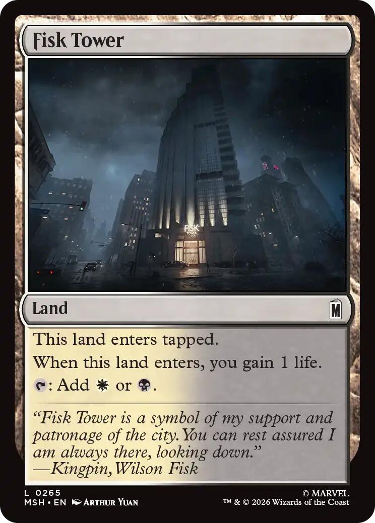 Fisk Tower – Marvel Super Heroes (Magic: The Gathering)
