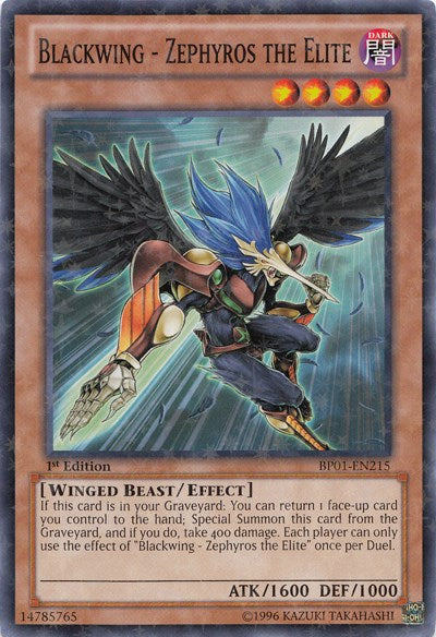 Blackwing - Zephyros the Elite (Starfoil) – Battle Pack: Epic Dawn (YuGiOh)