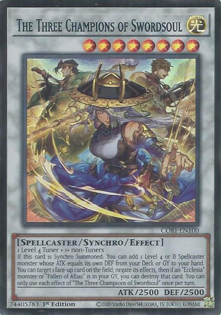The Three Champions of Swordsoul – Chaos Origins (YuGiOh)