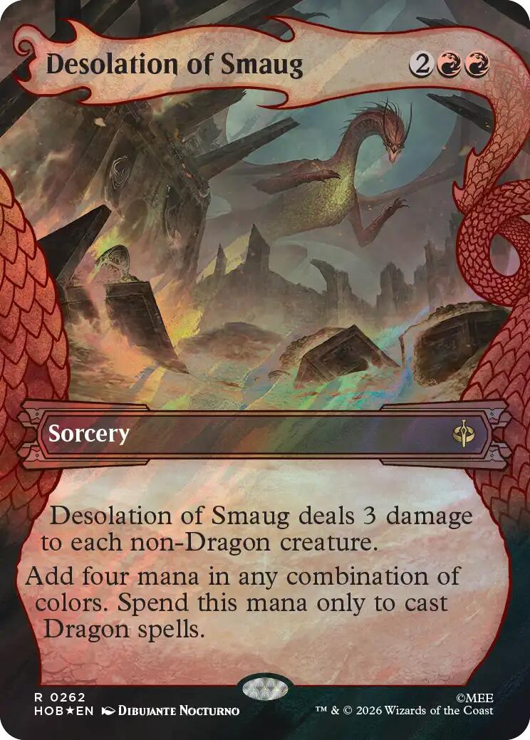 Desolation of Smaug (Showcase) (Surge Foil) – The Hobbit (Magic: The Gathering)