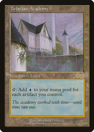 Tolarian Academy - Urza's Saga #330 - Near Mint