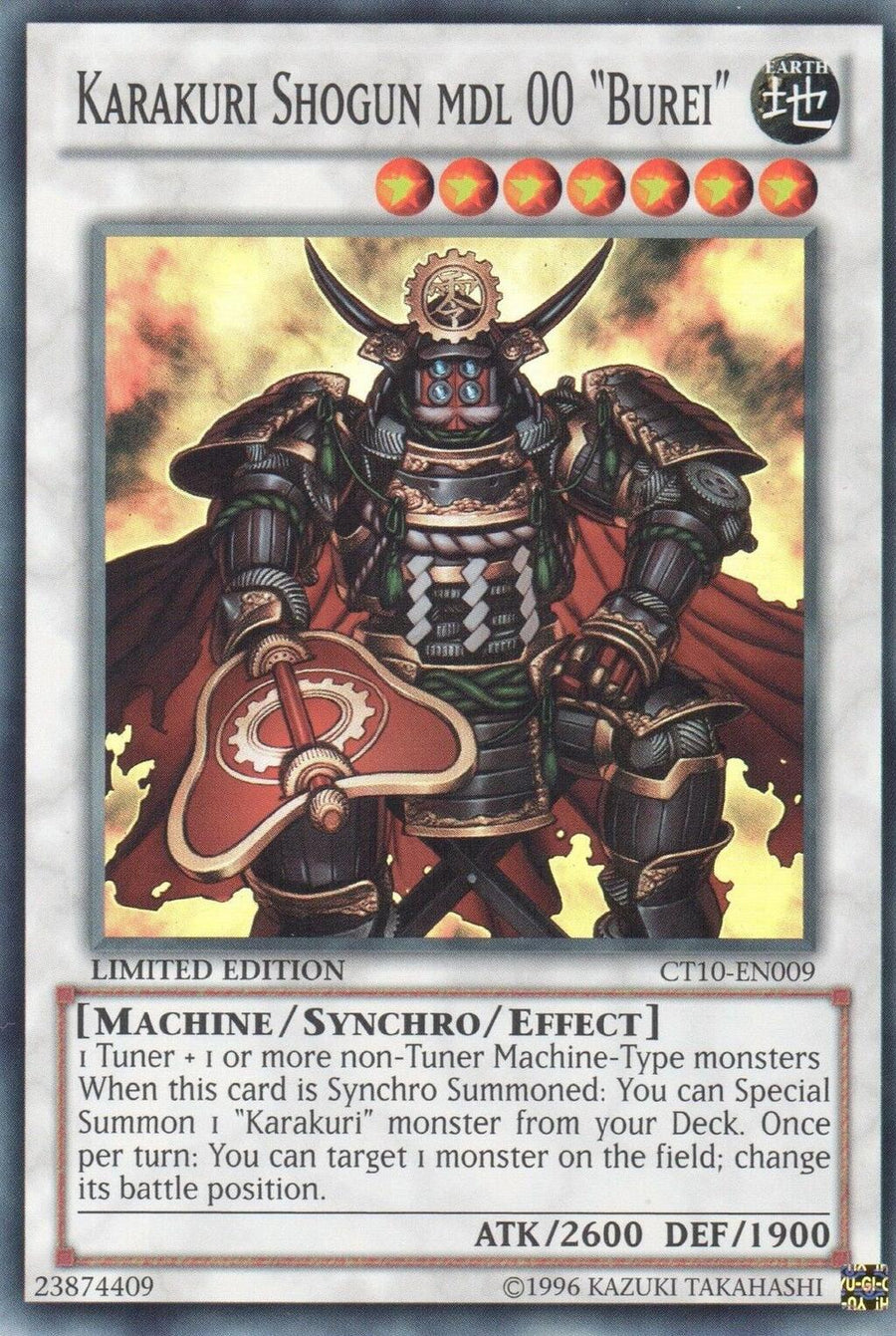 Karakuri Shogun mdl 00 "Burei" – 2013 Collectors Tins (YuGiOh)