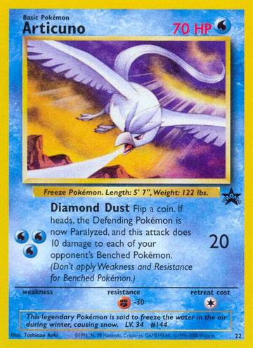 Articuno - WoTC Promo #22/53 - Near Mint