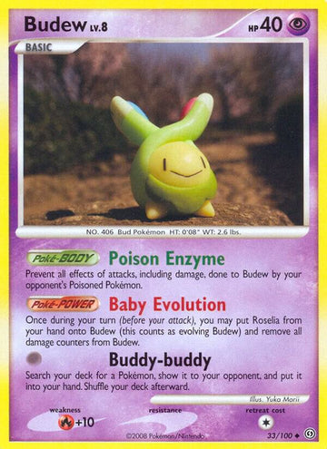Budew - Stormfront #33/100 - Lightly Played