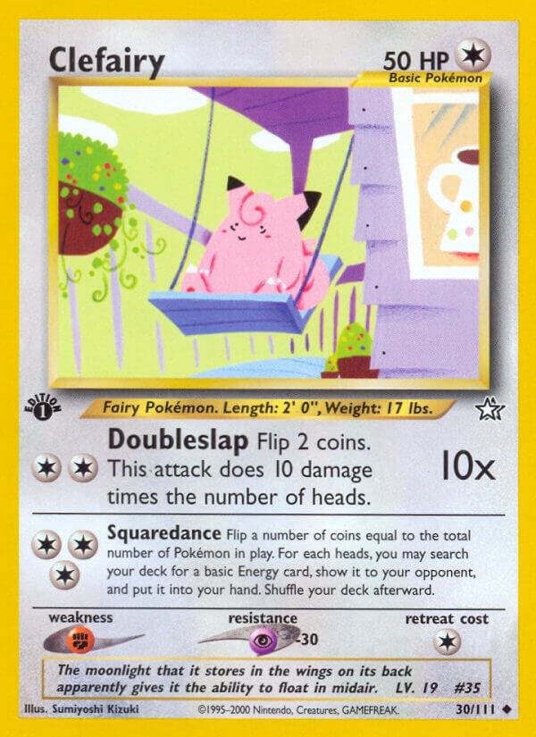 Clefairy - Neo Genesis #030/111 - 1st Edition Normal - Lightly Played