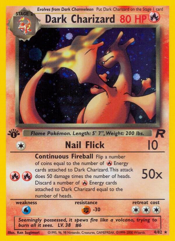 Dark Charizard - Team Rocket #04/82 - Unlimited Holofoil - Near Mint