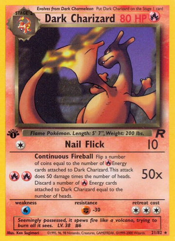 Dark Charizard - Team Rocket #21/82 - Lightly Played