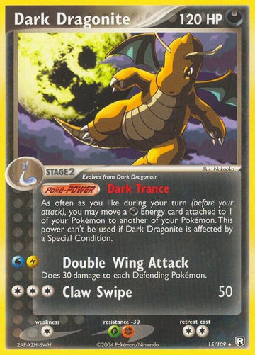 Dark Dragonite - EX Team Rocket Returns #15/109 - Heavily Played