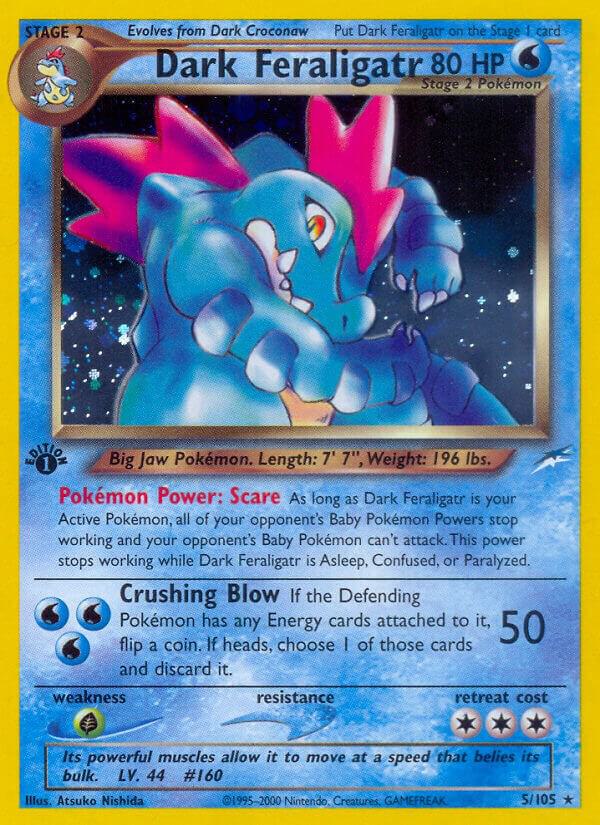 Dark Feraligatr - Neo Destiny #005/105 - Unlimited Holofoil - Lightly Played