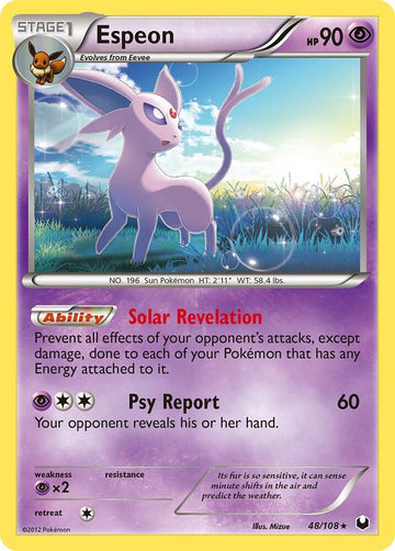 Espeon - Dark Explorers #48/108 - Near Mint