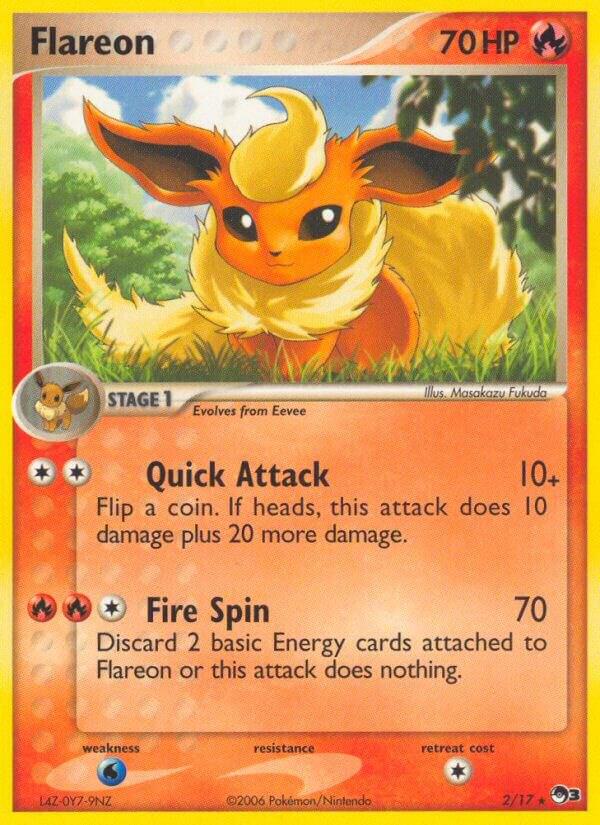 Flareon - POP Series 3 #002/017 - Holofoil - Lightly Played