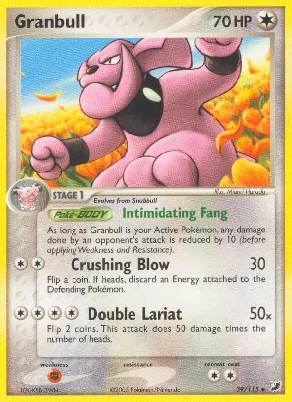 Granbull – EX Unseen Forces (Pokemon)