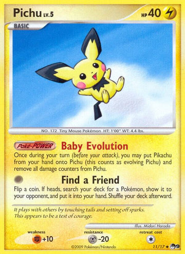 Pichu - POP Series 9 #011/017 - Lightly Played