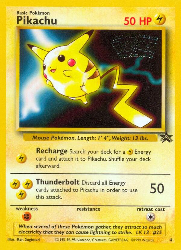 Pikachu (Movie Promo) - WoTC Promo #04/53 - Near Mint