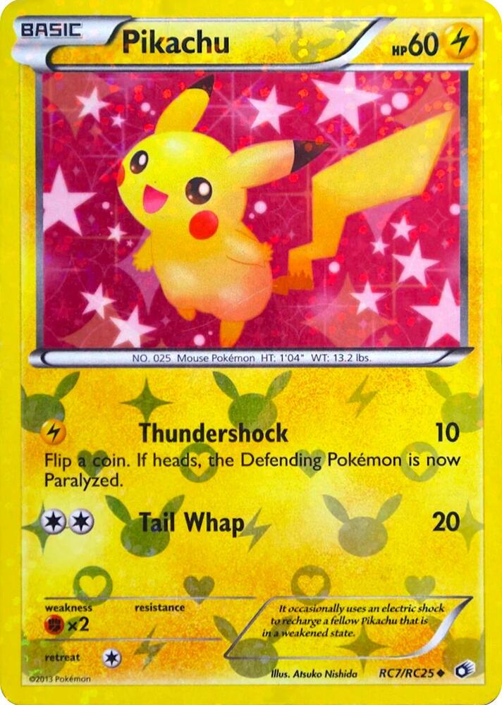 Pikachu - Legendary Treasures: Radiant Collection #RC7/RC25 - Holofoil - Lightly Played