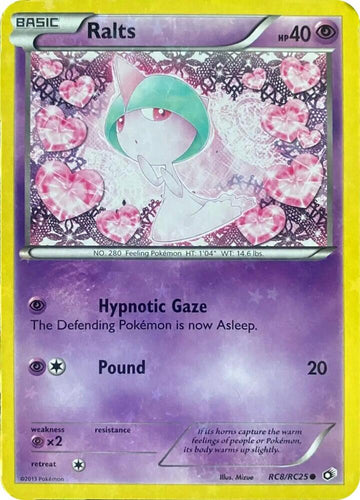 Ralts - Legendary Treasures: Radiant Collection #RC8/RC25 - Holofoil - Heavily Played