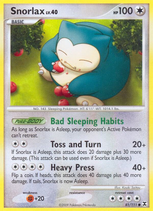 Snorlax (81) - Rising Rivals #81/111 - Lightly Played