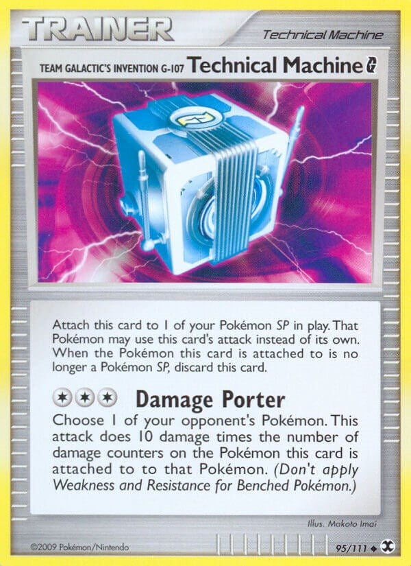 Team Galactic's Invention G-107 Technical Machine G – Rising Rivals (Pokemon)