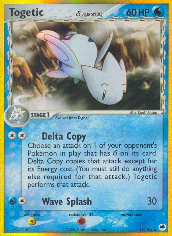 Togetic (Delta Species) - EX Dragon Frontiers #11/101 - Holofoil - Moderately Played