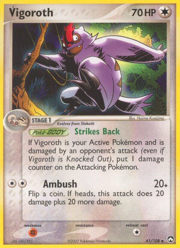 Vigoroth - EX Power Keepers #41/108 - Reverse Holofoil - Lightly Played