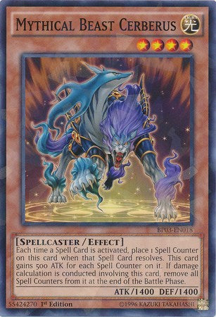Mythical Beast Cerberus (Shatterfoil) – Battle Pack 3: Monster League (YuGiOh)