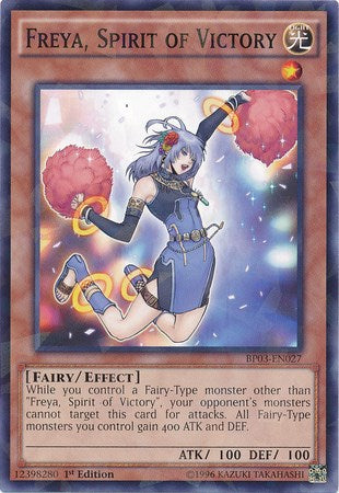 Freya, Spirit of Victory (Shatterfoil) – Battle Pack 3: Monster League (YuGiOh)